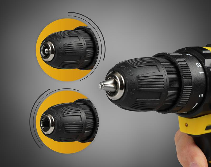 CORDLESS DRILL LI-ION 12V/1.5A 2 BATTERIES RTRMAX