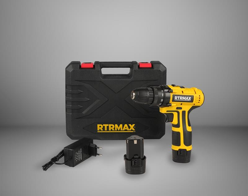 CORDLESS DRILL LI-ION 12V/1.5A 2 BATTERIES RTRMAX