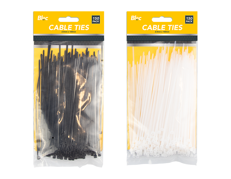 Cable Ties 2.5mm x 150mm - 150 Pack