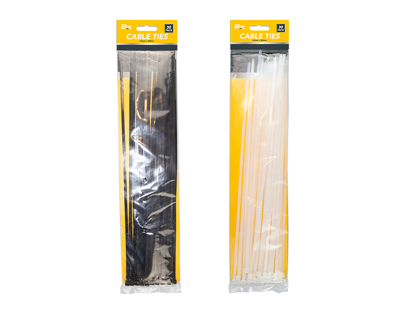 Cable Ties 4.7mm x 370mm - 30 Pack