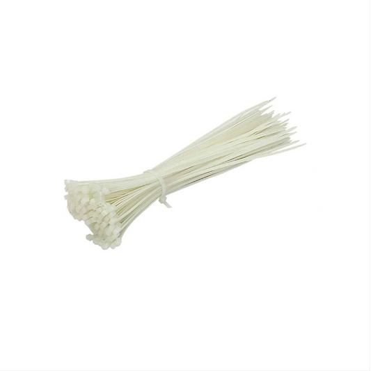 Cable Ties White 8 x 400 mm Pack of 20