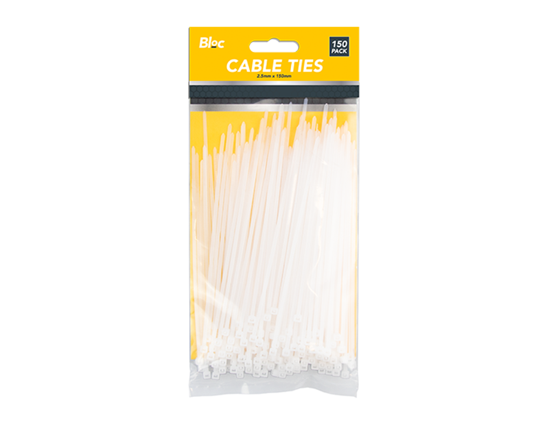 Cable Ties 2.5mm x 150mm - 150 Pack