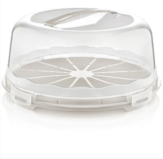 Cake Pastry Party Tray Carry Box with Cover 30 cm Assorted Colours