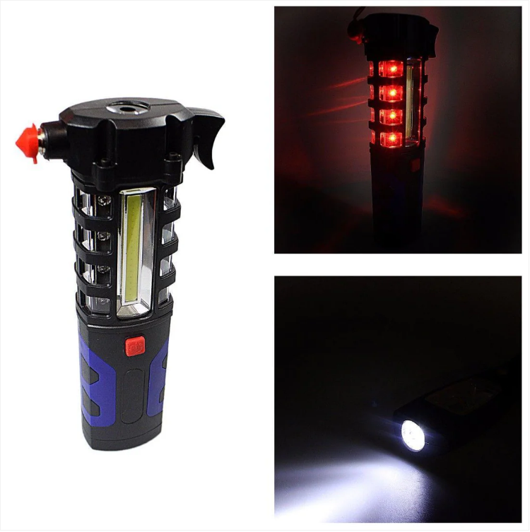 Camping Security ZJ- 809 Working Lamp Torch Requires 3AA Batteries Home Outdoors
