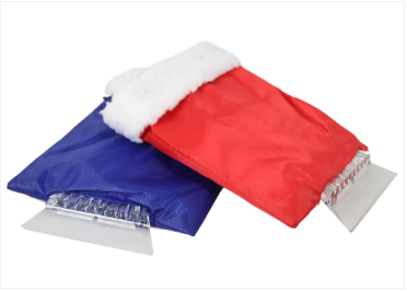 Car Household Window Ice Scraper With Warm Handle Cover 10cm x 23cm