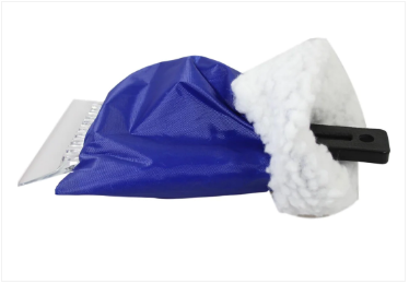 Car Household Window Ice Scraper With Warm Handle Cover 10cm x 23cm