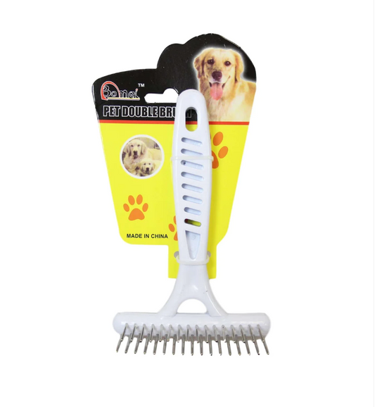 Cats Dogs Pets Double Brush Grooming Rake Brush Professional Brush