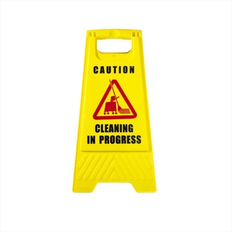 Caution Sign Cleaning In Progress Yellow Warning Hazard Safety Sign