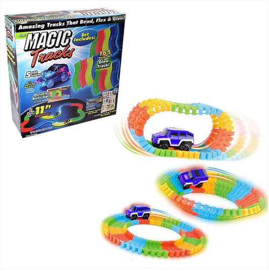 Children's Magic Tracks, Amazing Tracks That Bend Flex And Glow