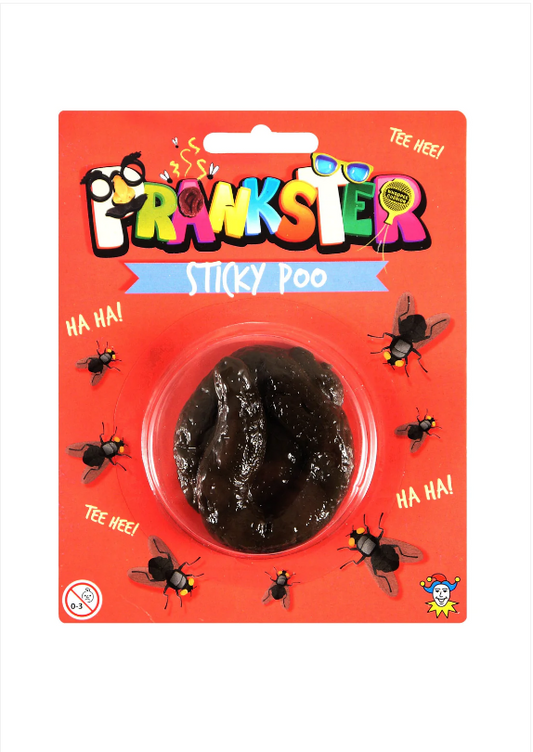 Children's Prankster Jokes Sticky Poo Realistic Soft Dog Poo