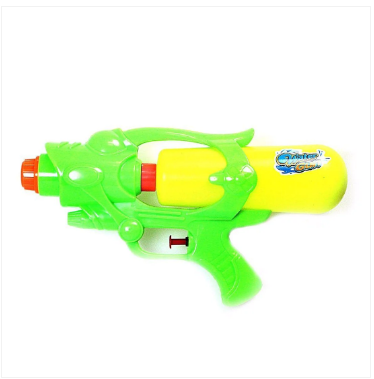 Children's Splash Fun Water Gun Available In Red And Green Outdoors Toys