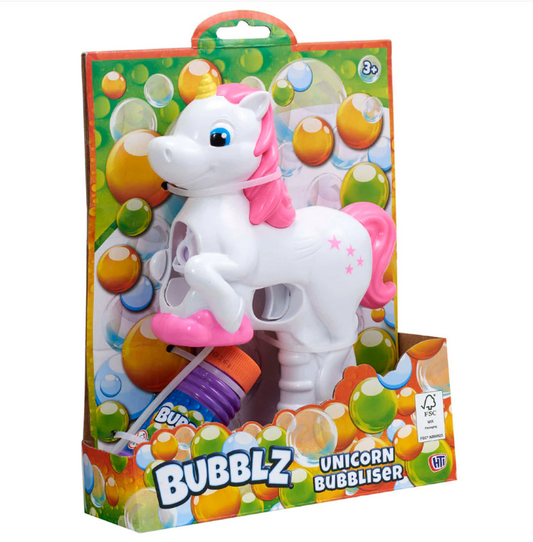 Children's Toy Unicorn Bubbliser Bubble Gun Bubblz