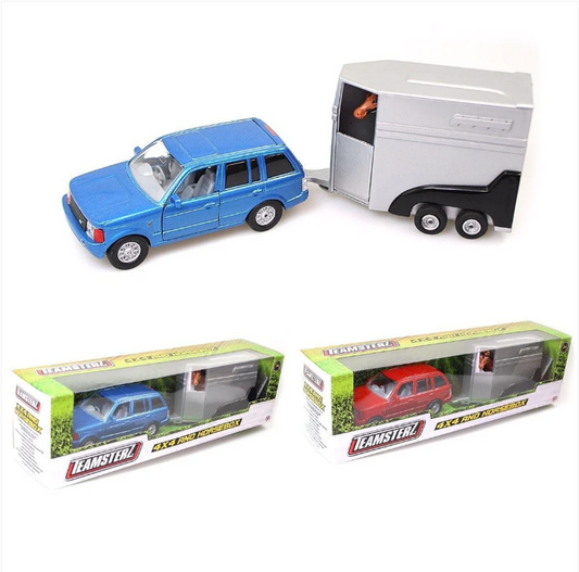 Childrens 4x4 Toy Vehicle & Horse Box