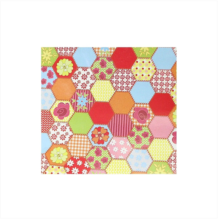 Childrens Colourful Patch Work Gift Wrap