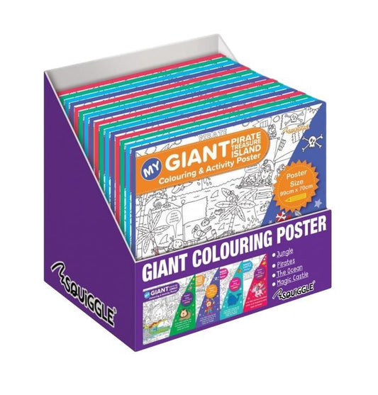 Childrens Fun GIANT Colouring Poster Home Activity Colouring Fun 99cm x 70cm