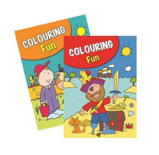 Childrens Fun Home Activity Colouring Book Fun Pirates