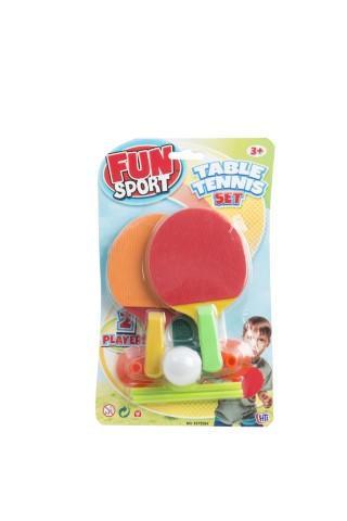 Childrens Fun Sport Table Tennis Set Includes 2 Bats And Ball