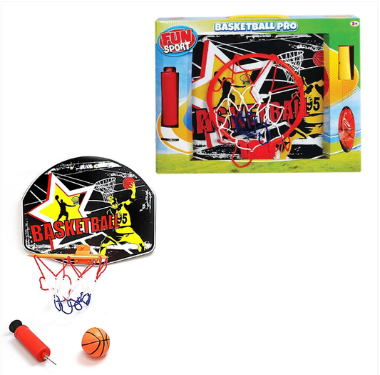 Childrens Indoor/Outdoor Fun Sport Basketball Pro Hoop And Ball