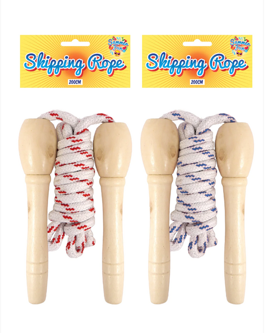 Childrens Indoor Outdoor Skipping Rope Fitness Games Kids Rope 200cm
