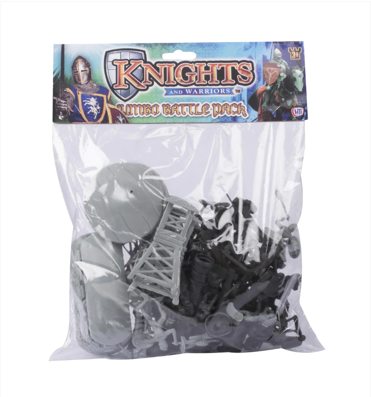 Childrens Knights Jumbo Battle Pack Fun Playing Bag