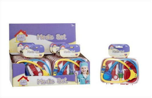 Childrens Medic Set Boys Girls Medical Case Full Set