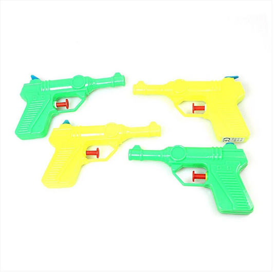Childrens Splash 4 Pack Water Gun Pistols