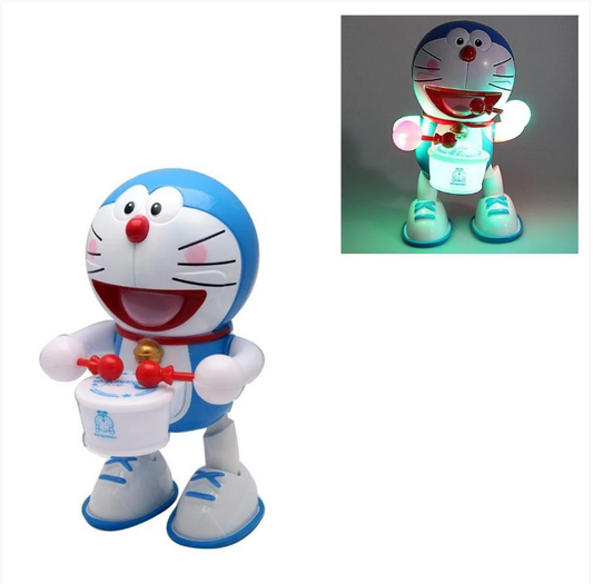 Childrens Walking & Dancing Light Up Happy Drummer Light & Sound Toy Age 3+