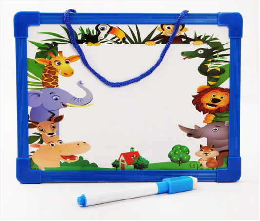 Childrens Whiteboard Animal Design Border