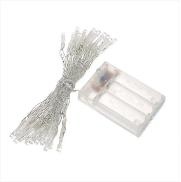 Christmas 20 x LED Multi-Coloured Christmas Fairy Lights, Battery Operated