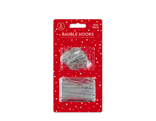 Christmas Bauble Hooks - 200 Pack