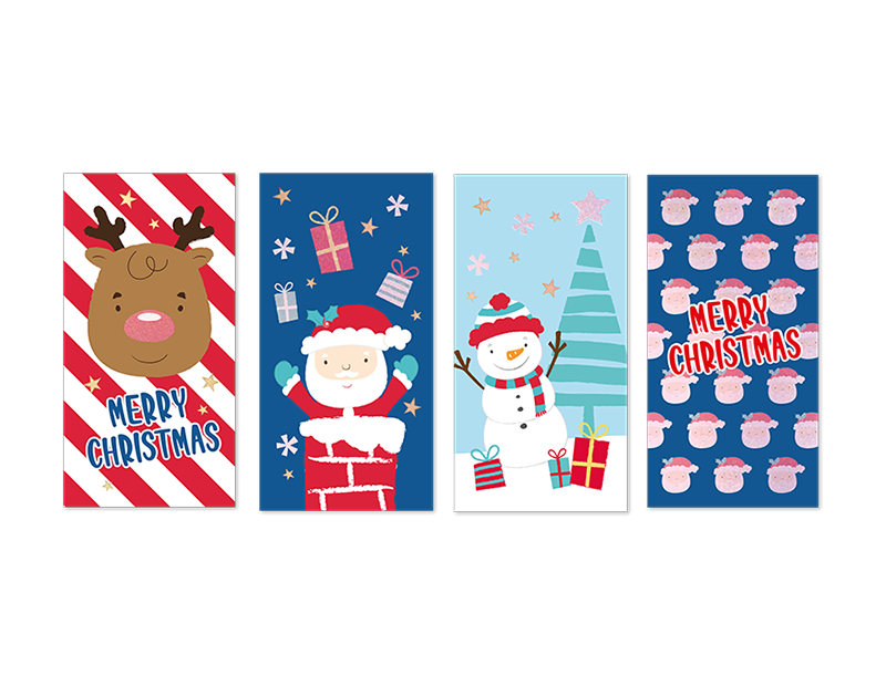 Christmas Character Money Wallets - 4 Pack