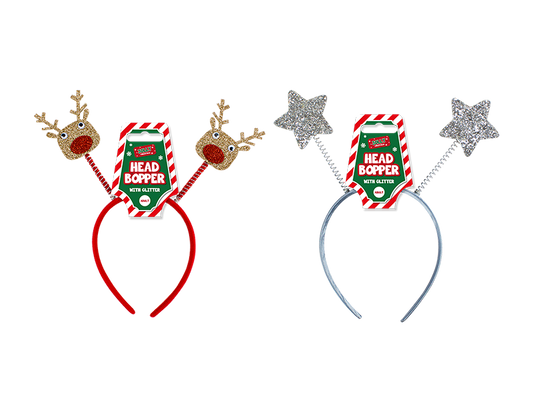 Christmas Glitter Head Bopper