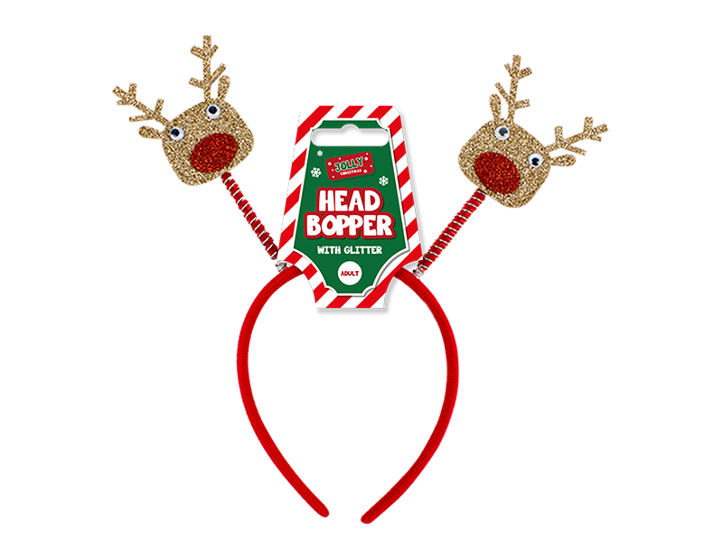 Christmas Glitter Head Bopper