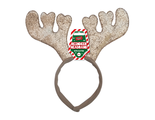 Christmas Glitter Reindeer Headband