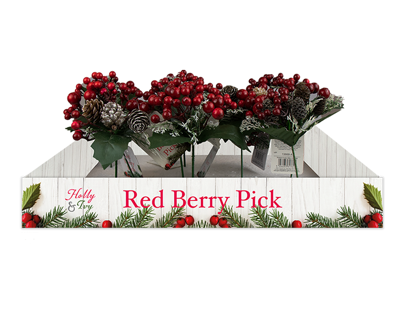 Christmas Red Berry Pick With PDQ