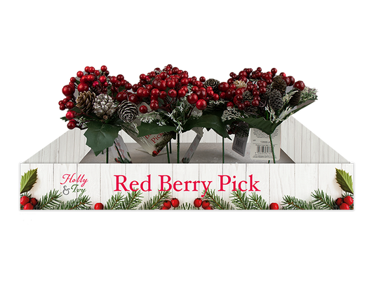 Christmas Red Berry Pick With PDQ