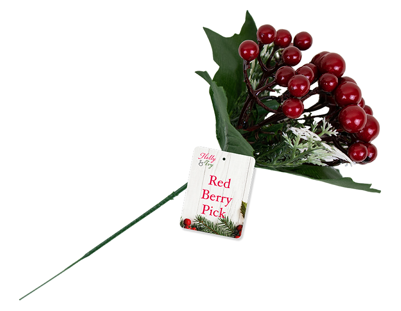 Christmas Red Berry Pick With PDQ