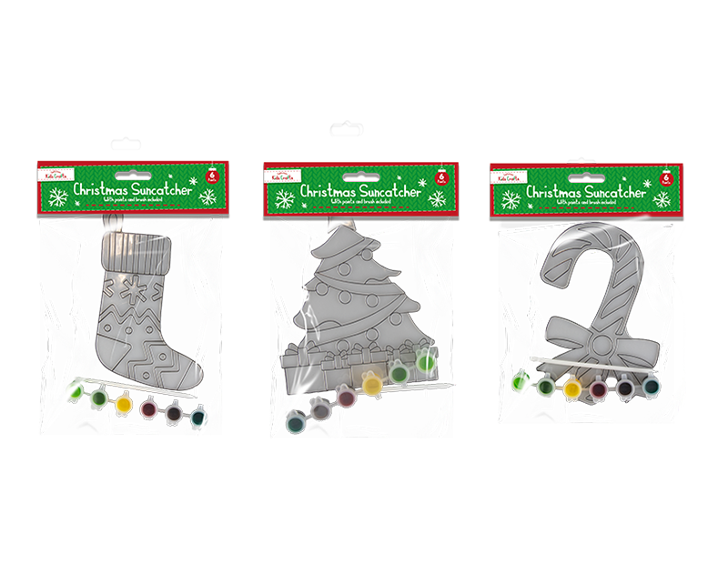 Christmas Suncatcher with Paint