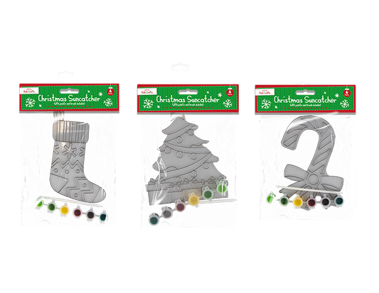 Christmas Suncatcher with Paint