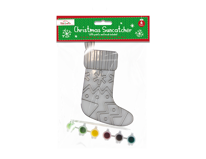 Christmas Suncatcher with Paint