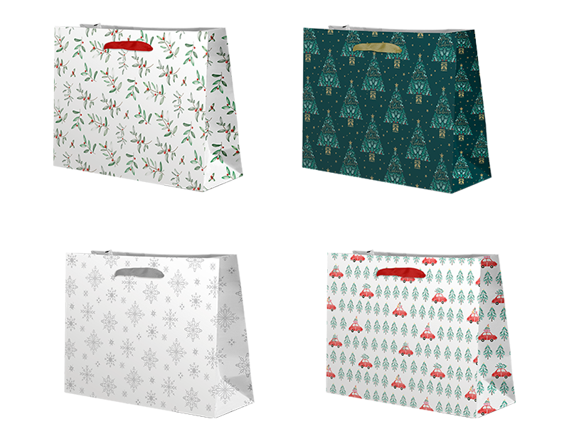 Christmas Traditional Luxury Large Gift Bag