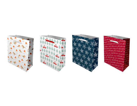 Christmas Traditional Luxury Medium Gift Bag