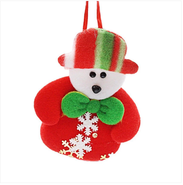 Christmas Tree Felt Decoration 13 cm Assorted Designs