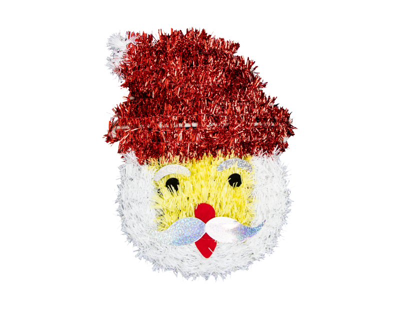 Christmas Tinsel Wall Plaque