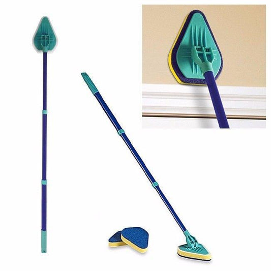 Clean Reach 3 In 1 Cleaning Pad Brush Scrubber Cleaning Product Handle & 3x Pads