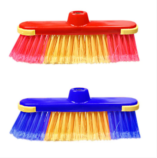 Cleaning Brush Head Plastic Assorted Colours 26cm