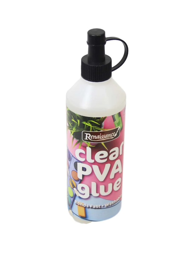 Clear PVA Washable Glue Bonds Hard Ideal For Arts And Crafts 250ml