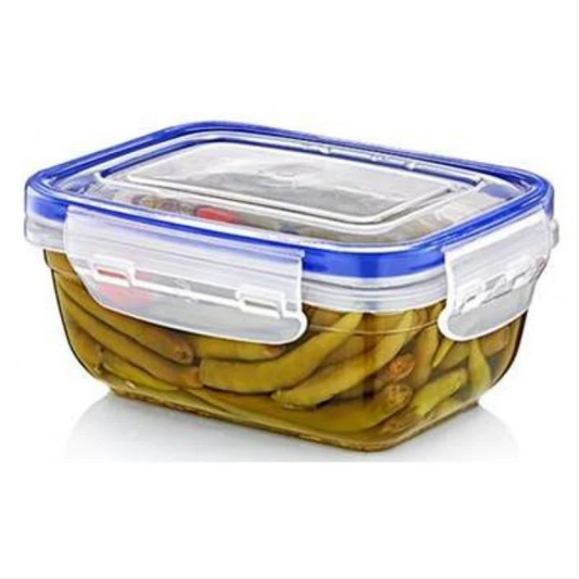 Clear Plastic Quality Air Tight Containers Tubs With Lids Microwave Safe 4000ML