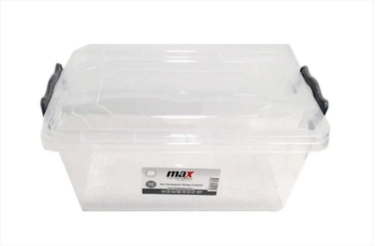 Clear Plastic Rectangle Storage Box 7.5 Litre – Alice Hopkins
