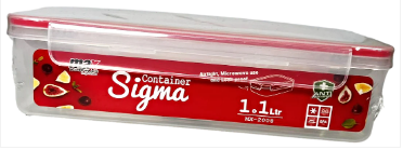 Clip Lock Container 1.1L + 0.5L 2pc Kitchen Home